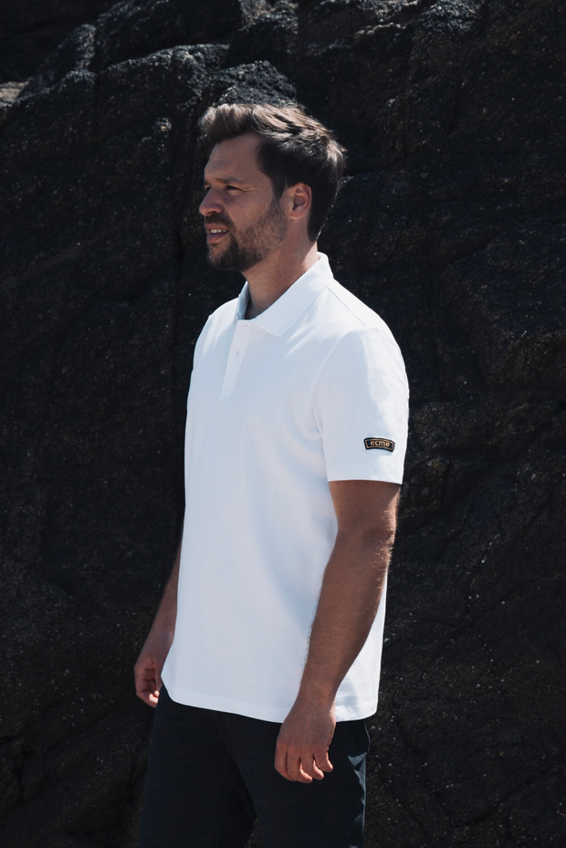 Supima® Badge Polo Shirt